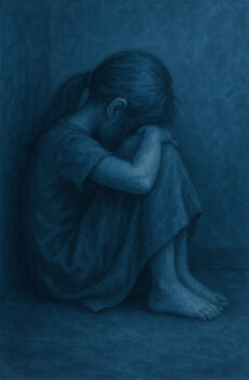 Folded into Herself